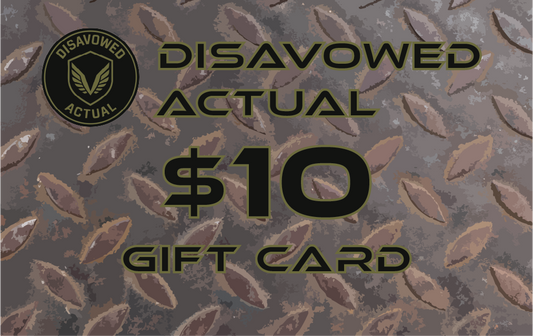 Disavowed Actual Gift Card